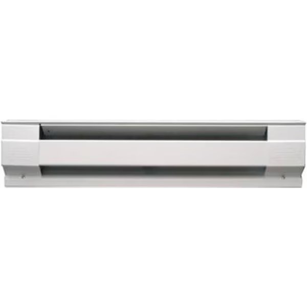 Cadet 09954 4 x 48.3 in. 240V 1000W White Baseboard Hardwire Electric Zone Heater, Cadet, Mfr#: 237922